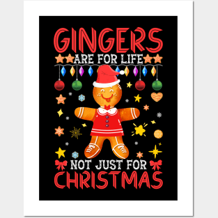 Gingers Are For Life Not Just Christmas Posters and Art